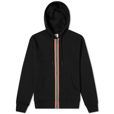 Lexington Check Placket Zip Hoodie