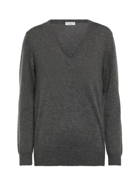 Women cashmere sweater Grey