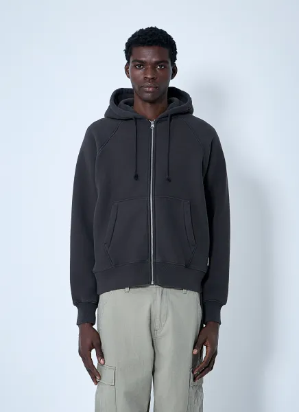 Hooded Zip-Up Sweatshirt