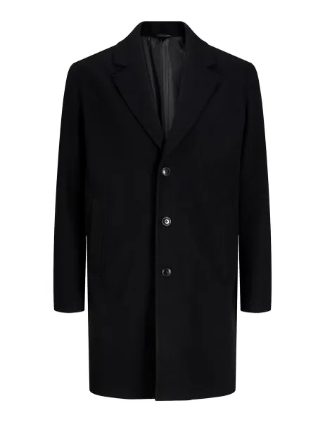Jack & Jones Smart Overcoat Black