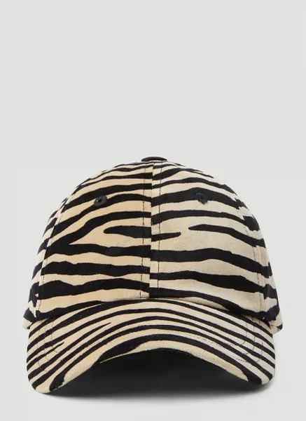 Zebra Print Baseball Cap