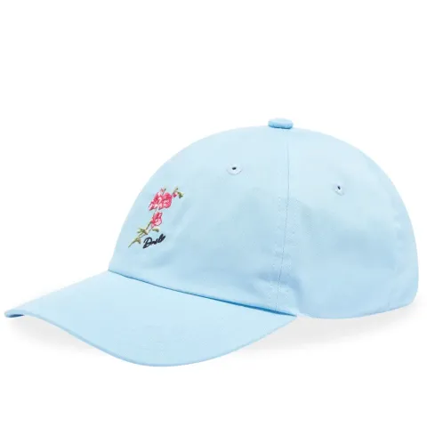 Embroidered Flower Logo Cap