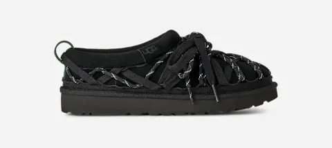 Tasman Lace, Suede/Polyester/Wool