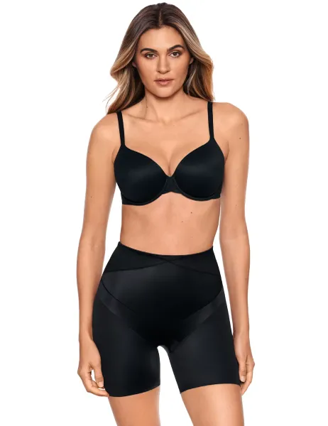 Miraclesuit Extra Firm Control Sheer Panelled Shaping Shorts Black