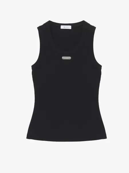 McQueen Placket Tank Top