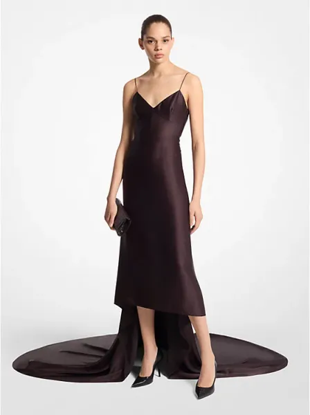 Michael Kors Satin Charmeuse Slip Gown