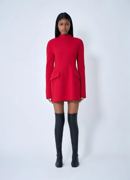 Wool-Blend Dress