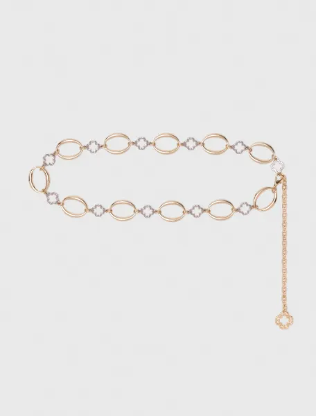 Clover link jewellery belt