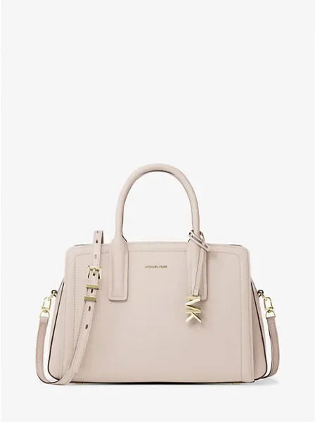 Michael Kors Laila Medium Leather Satchel