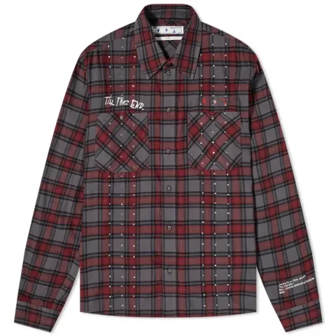 END. x Off-White Arrows Flannel Shirt