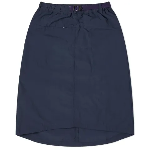 Nylon Packable Midi Skirt