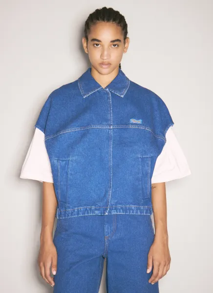 Mending Patch Denim Jacket