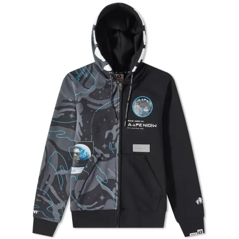 AAPE Ape Face Camo Zip Hoody