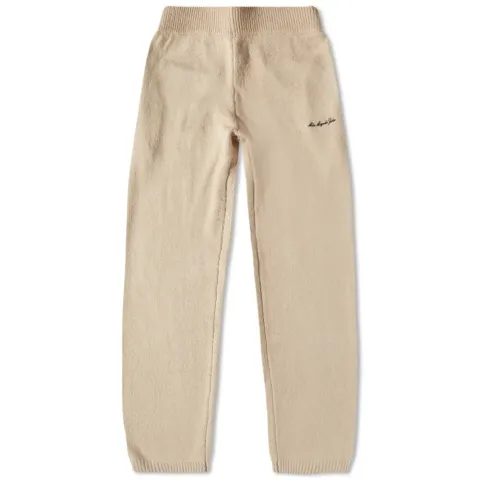 Mohair Blend Knit Sweat Pant