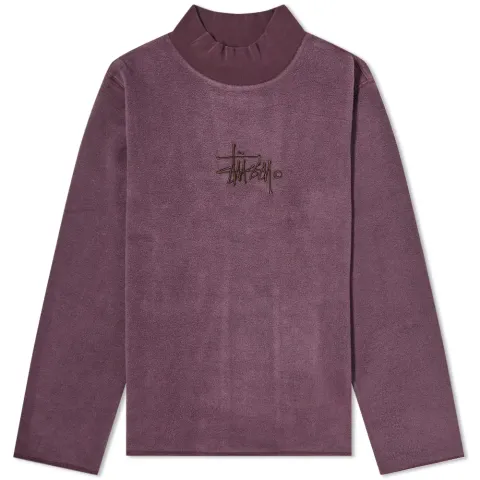 Mock Neck Logo Fleece