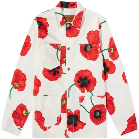 Kenzo Floral Print Overshirt