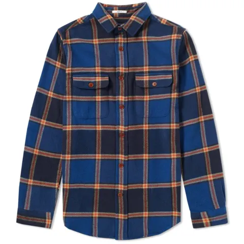 Check Twill Overshirt