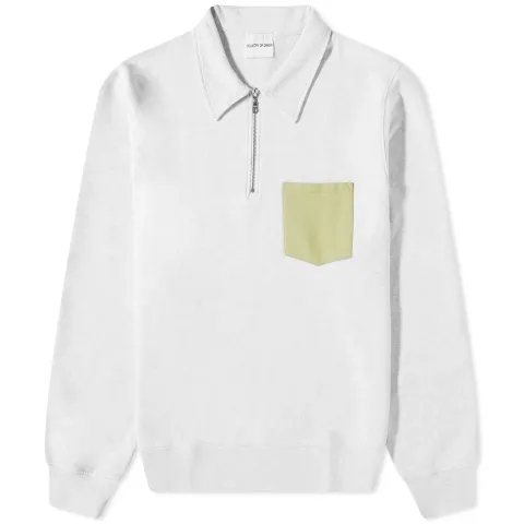 Quarter-Zip Pocket Sweatshirt
