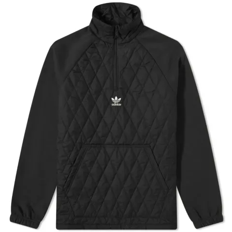 Quilted Half Zip Sweat