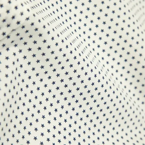 Star Print Button Down Shirt