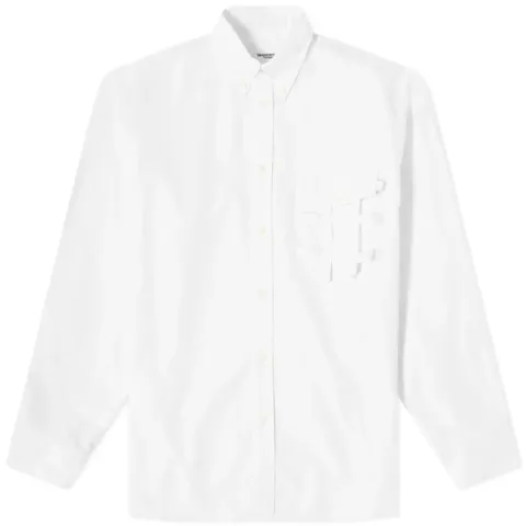 TAKAHIROMIYASHITA TheSoloist. Side Back Zip Button Down Shirt