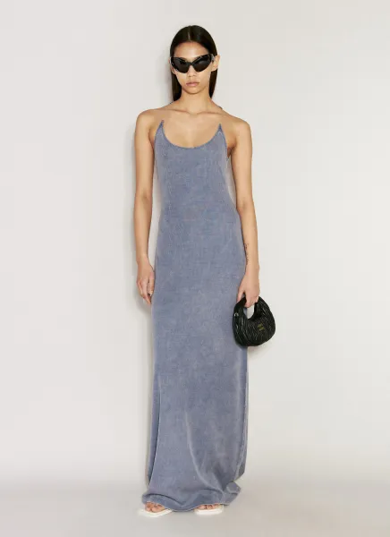 Invisible Strap Maxi Dress