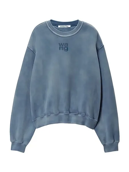 Sweatshirt W. blue ink
