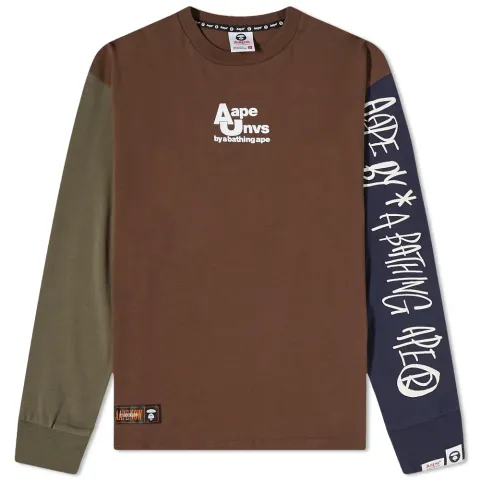 AAPE Long Sleeve Ape Jam T-Shirt