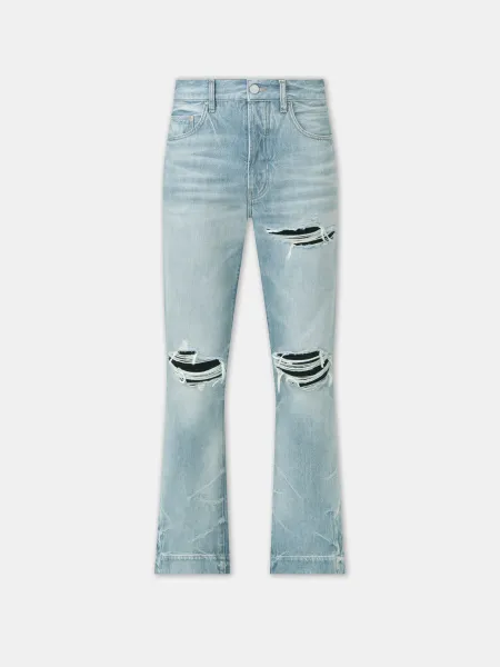 MX1 STRAIGHT FLARE JEAN - Mist Indigo