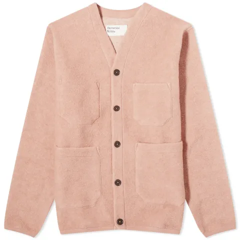 Wool Fleece Cardigan