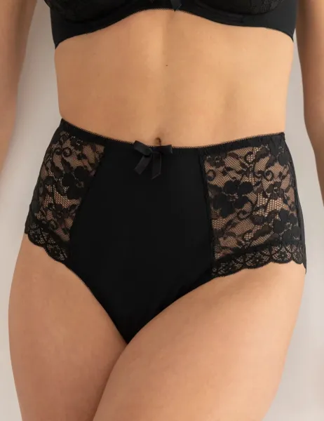 Pour Moi Rebel Full Briefs Black