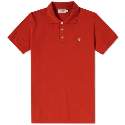 Maison Kitsuné Fox Head Embroidery Polo