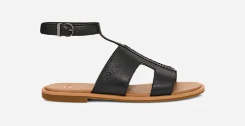 Zahara Ankle Strap Sandal for Women, Leather