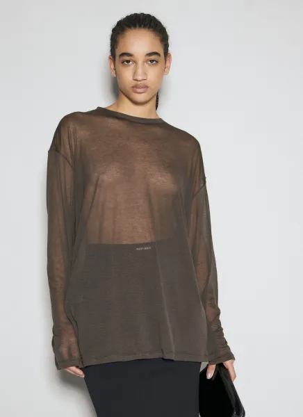 Semi-Sheer Top