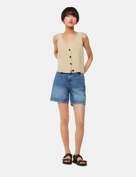 Whistles Authentic Denim Short Denim