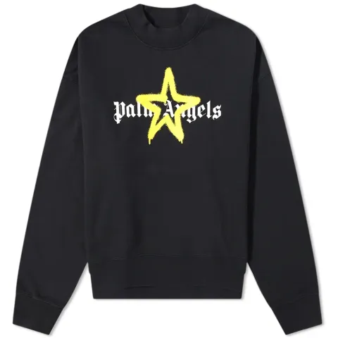 Star Sprayed Logo Crew Sweat