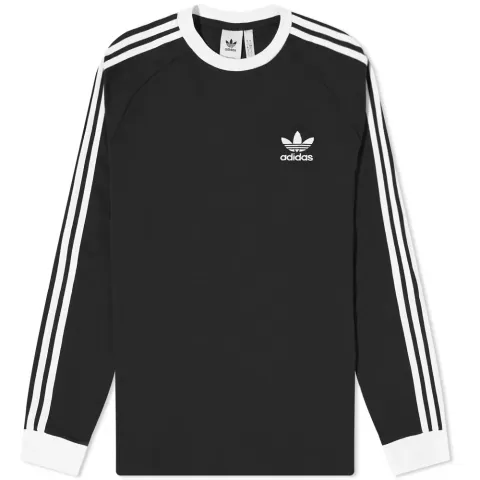 Long Sleeve 3 Stripe T-Shirt