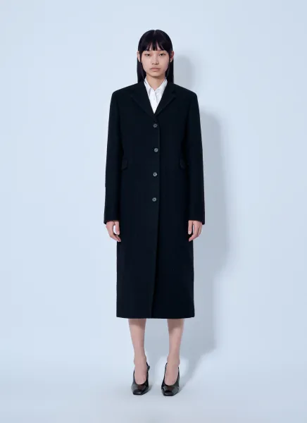 Prada Single-Breasted Wool Coat