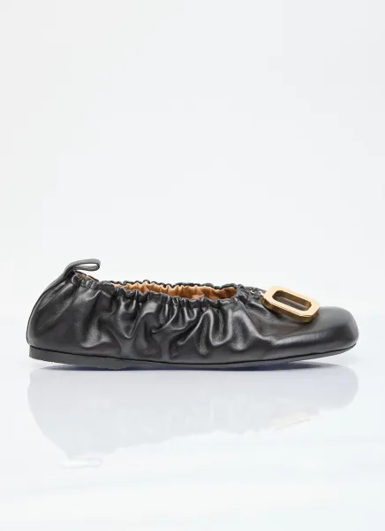 Puller Leather Ballet Flats
