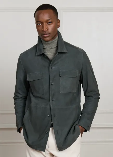 Suede Overshirt