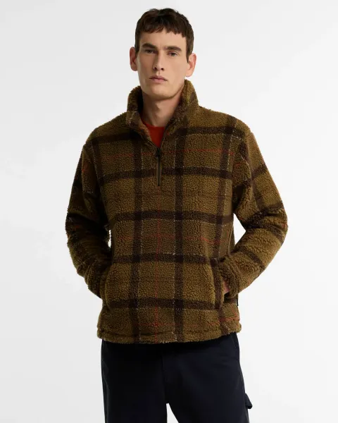 Harley Tartan Half-Zip Fleece