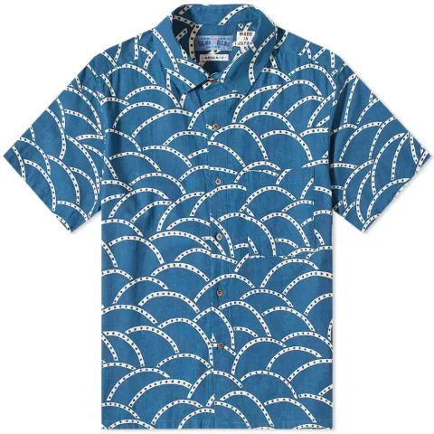 Gauze Wave Bassen Vacation Shirt