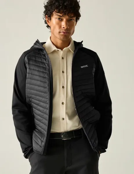 Regatta Anderson Hybrid Water-Repellent Jacket Black