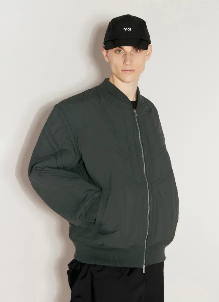 Quilted Bomber Jacket