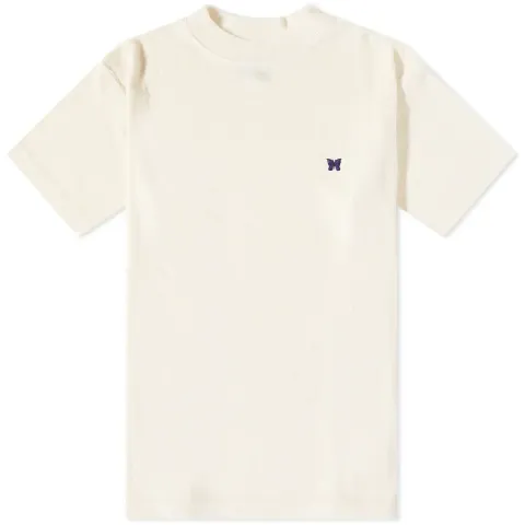 Pile Jersey Mock Neck T-Shirt