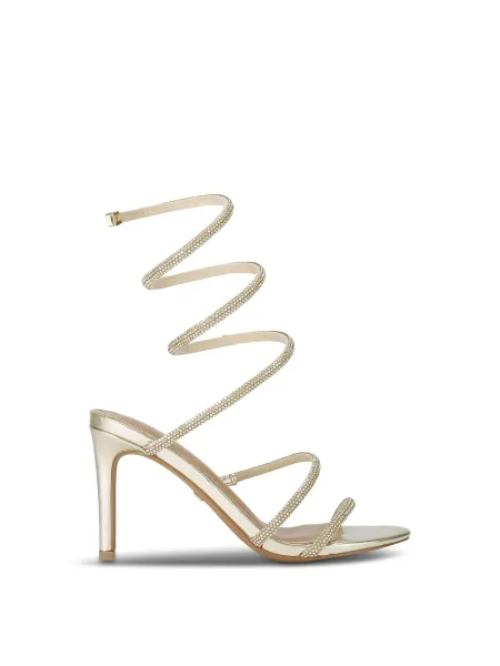Kurt Geiger Athena Sandals Gold Combination