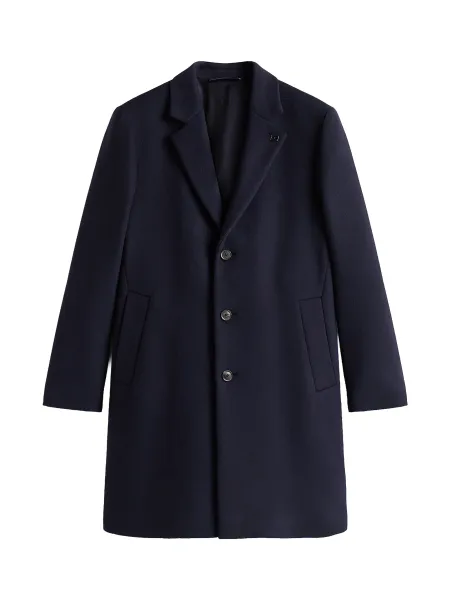 Tommy Hilfiger Wool Blend Single Breasted Coat