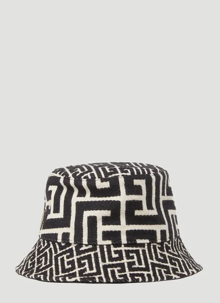 Mix Monogram Jacquard Bucket Hat