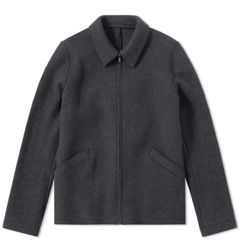 Harris Wharf Military Felt Aviator Jacket