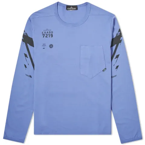 Mako Jersey Long Sleeve Logo T-Shirt